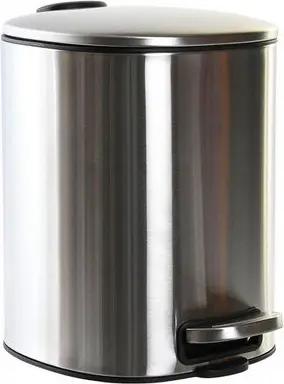 DKD Home Decor Mülleimer Mülleimer Treteimer Kosmetikeimer Edelstahl Kunststoff Polypropylen 20
