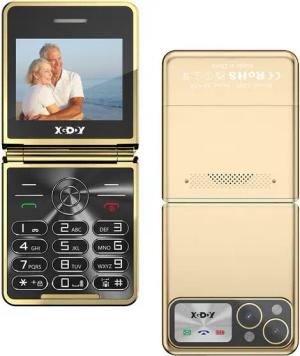 XGODY S200 Klapphandy Klapphandy (2.4 Zoll, 32MB RAM +32MB ROM 180° Faltwinkel 1300mAh 2G-Netzwerk Klapphandy)