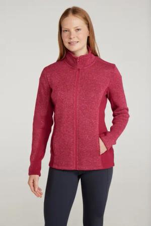 Idris Gefütterte Damen-Fleecejacke - Rosa