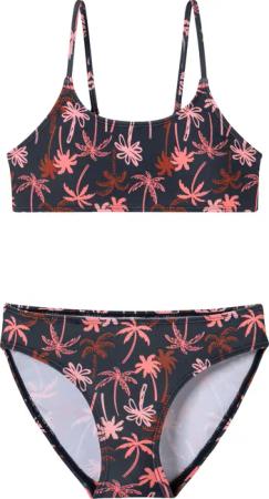 Bustier-Bikini Wirkware recycelt LSF40+ Palmen multicolor - Aqua 152