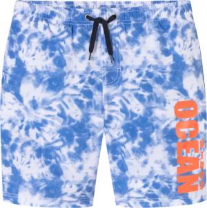 Badeshorts Webware recycelt LSF40+ Batik aquarium - Aqua 176