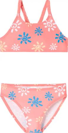 Bustier-Bikini Wirkware recycelt LSF40+ Sonnen pink - Aqua 104