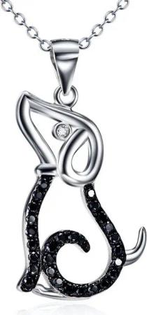 Schmuck-Elfe Kette mit Anhänger Hund Doggy, 925 Silber