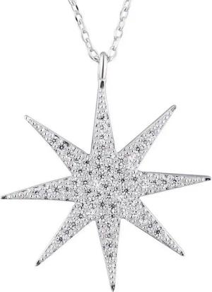 Schmuck-Elfe Kette mit Anhänger Stern Stella, 925 Silber