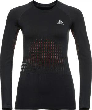 Odlo Crew Neck I-Thermic Damen Langarmshirt schwarz XL Damen