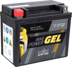 intAct Batterie Bike Power Gel geschlossen YTX12-BS  12V, 10Ah
