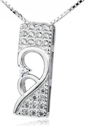 Schmuck-Elfe Kette mit Anhänger Zerbrochenes Herz, 925 Sterling Silber