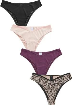 Next Brasilslip 4er-Pack Geo-Slips mit Spitze, Brazilian (4-St)