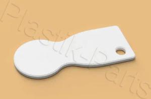 Plastik Parts Schlüsselanhänger 25x Einkaufswagenchip blanko weiß Einkaufswagenlöser Einkaufschip