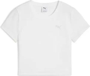 PUMA T-Shirt DARE TO Kurzes figurbetontes T-Shirt aus strukturiertem Material