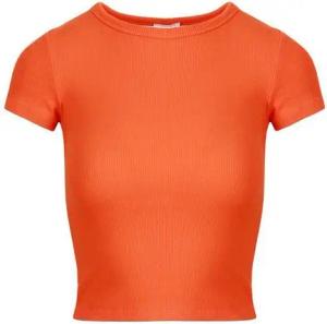 Rivus T-Shirt Damen Basic T-Shirt aus - Kurzarm Shirt, Schmeichelhafte Passform Basi