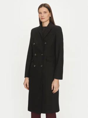 Motivi Wollmantel 0041Q200541N Schwarz Slim Fit