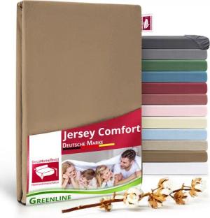 DecoHomeTextil Heimtextilmanufaktur Spannbettlaken Greenline Spannbettlaken Premium Jersey aus 100% Baumwolle