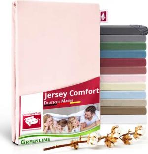 DecoHomeTextil Heimtextilmanufaktur Spannbettlaken Greenline Spannbettlaken Premium Jersey aus 100% Baumwolle
