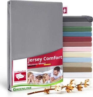 DecoHomeTextil Heimtextilmanufaktur Spannbettlaken Greenline Spannbettlaken Premium Jersey aus 100% Baumwolle