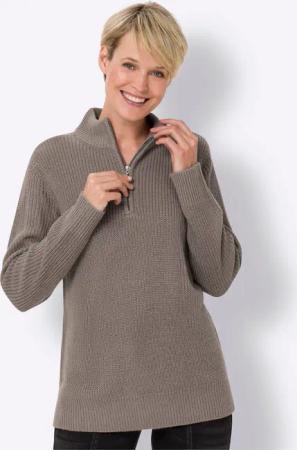 Stehkragenpullover