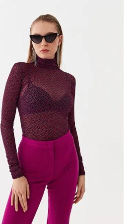 PINKO Bluse Lamu 101813 A13G Rosa Slim Fit