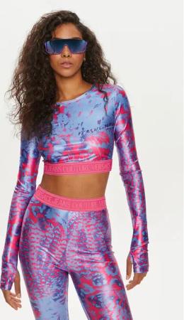 Versace Jeans Couture Bluse 76HAH218 Bunt Slim Fit