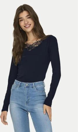 ONLY Bluse Kira 15302894 Dunkelblau Slim Fit