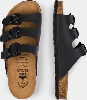 Pantolette mit verstellbarer Schließe - schwarz - Gr. 41 von Goldner Fashion