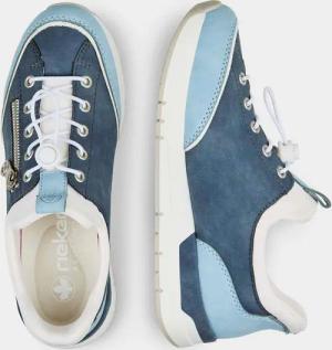 Slipper - blau / weiß - Gr. 38 von Goldner Fashion