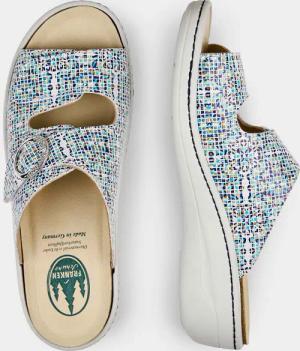 Pantolette mit Korkfußbett - bunt - Gr. 36 von Goldner Fashion