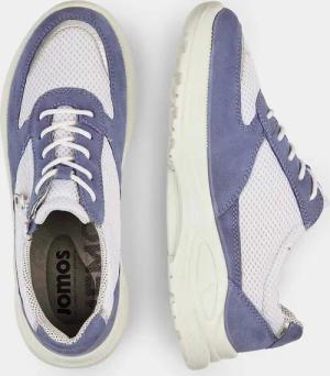 Sneaker mit herausnehmbarem Fußbett - lila / weiß - Gr. 38 von Goldner Fashion