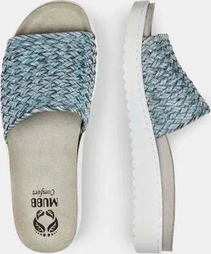 Pantoletten - blau - Gr. 39 von Goldner Fashion