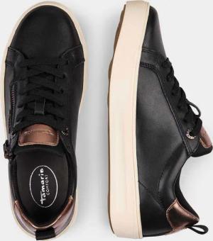 Sneaker mit herausnehmbarem Fußbett - schwarz - Gr. 37 von Goldner Fashion
