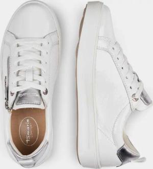 Sneaker mit herausnehmbarem Fußbett - weiß - Gr. 40 von Goldner Fashion