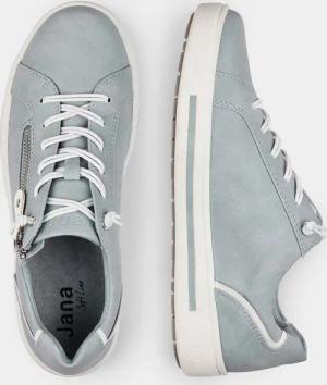 Schnürer mit komfortablem Reißverschluss - blau - Gr. 38 von Goldner Fashion