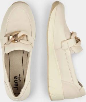 Slipper mit modischer Verzierung - beige - Gr. 41 von Goldner Fashion