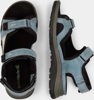 Trekking-Sandalen - blau / stein - Gr. 37,5 von Goldner Fashion