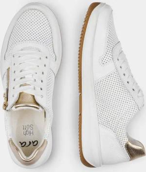 Sneaker mit komfortablem Reißverschluss - weiß - Gr. 40 von Goldner Fashion