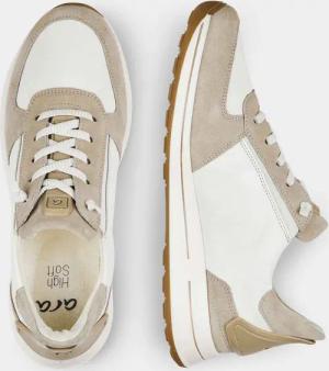 Sneaker mit herausnehmbarem Fußbett - beige / weiß - Gr. 37,5 von Goldner Fashion