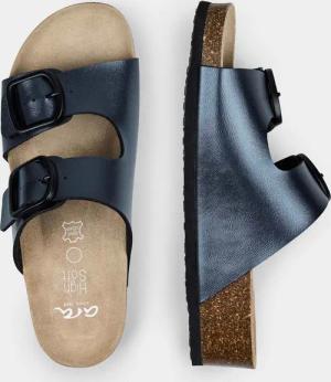 Pantolette mit verstellbarer Schließe - schwarz - Gr. 41 von Goldner Fashion