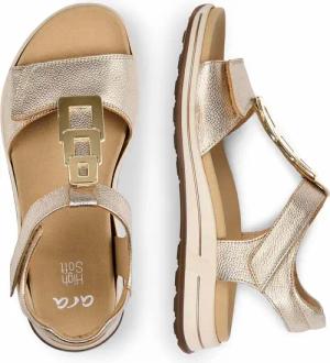 Sandale mit auswechselbarem Fußbett - goldfarben / metallic - Gr. 39 von Goldner Fashion