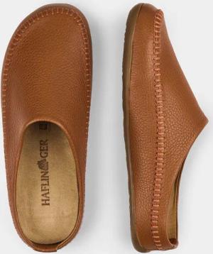 Pantolette mit Wechselfußbett - camel - Gr. 38 von Goldner Fashion