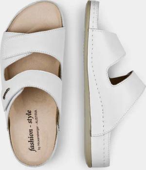 Pantoletten - weiß - Gr. 41 von Goldner Fashion
