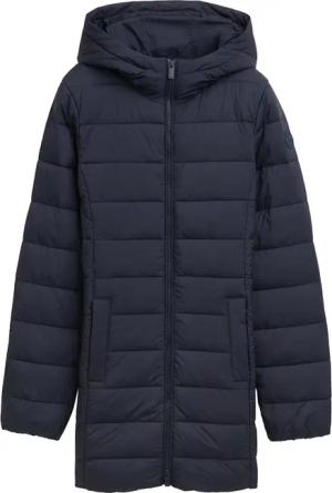 TOM TAILOR Damen Lightweight Steppmantel mit wasserabweisender Funktion, blau, Uni, Gr. XXXL