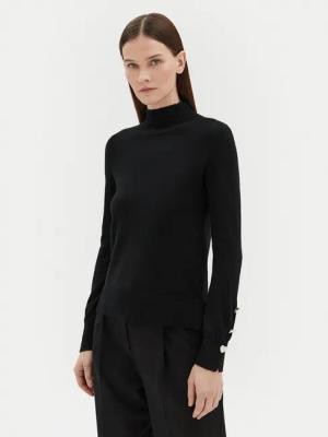 Motivi Rollkragenpullover M6716001042N Schwarz Regular Fit
