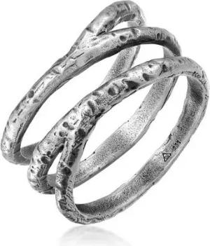 HAZE & GLORY Silberring Bandring - Comes around goes around 925 Silber