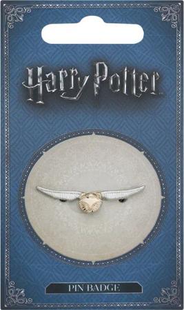 Harry Potter Pin - Goldener Schnatz - silberfarben - Lizenzierter Fanartikel