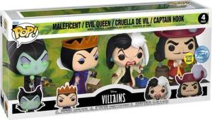 Disney Villains - Villains 4 Pack (GITD) Vinyl Figur - Funko Pop! Figur - Funko Shop Deutschland - Lizenzierter Fanartikel
