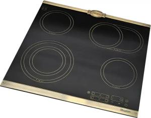 Kaiser Küchengeräte Elektro-Kochfeld Kaiser Empire Elektro Kochfeld KCT 6185 Em Glaskeramik Kochfeld 60 cm Schwarzt • 4 QuickHeat-Kochzonen Hi-Light • Ankoch-Elektronik • Restwärmeanzeige • Timer • Touch control, Exklusives Autarkers High Light Glaskerami