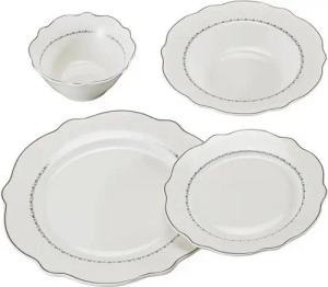 Elektronik SCHÄFER Tafelservice Schäfer Essen Service 24-teilig: Luxuriöses Geschirr für Ihre Tafel.