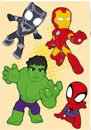 Komar Wandtattoo Spidey+Amazing Friends Power Group Spidey+Amazing Friends Power Group B/L: ca. 50x70 cm