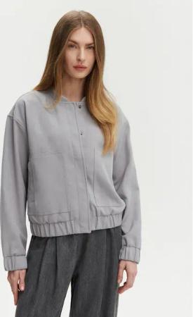 Pieces Bomberjacke Annie 17150150 Grau Regular Fit