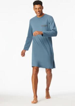 Nachthemd langarm graphit - Comfort Nightwear 60