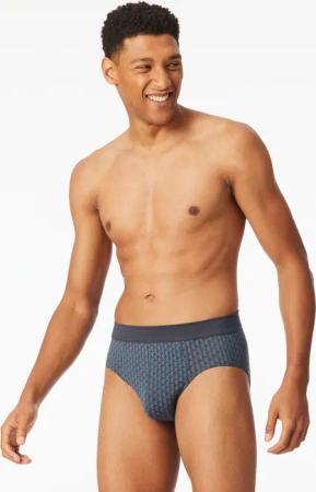 Minislip Organic Cotton gemustert graphit - Comfort Fit 9